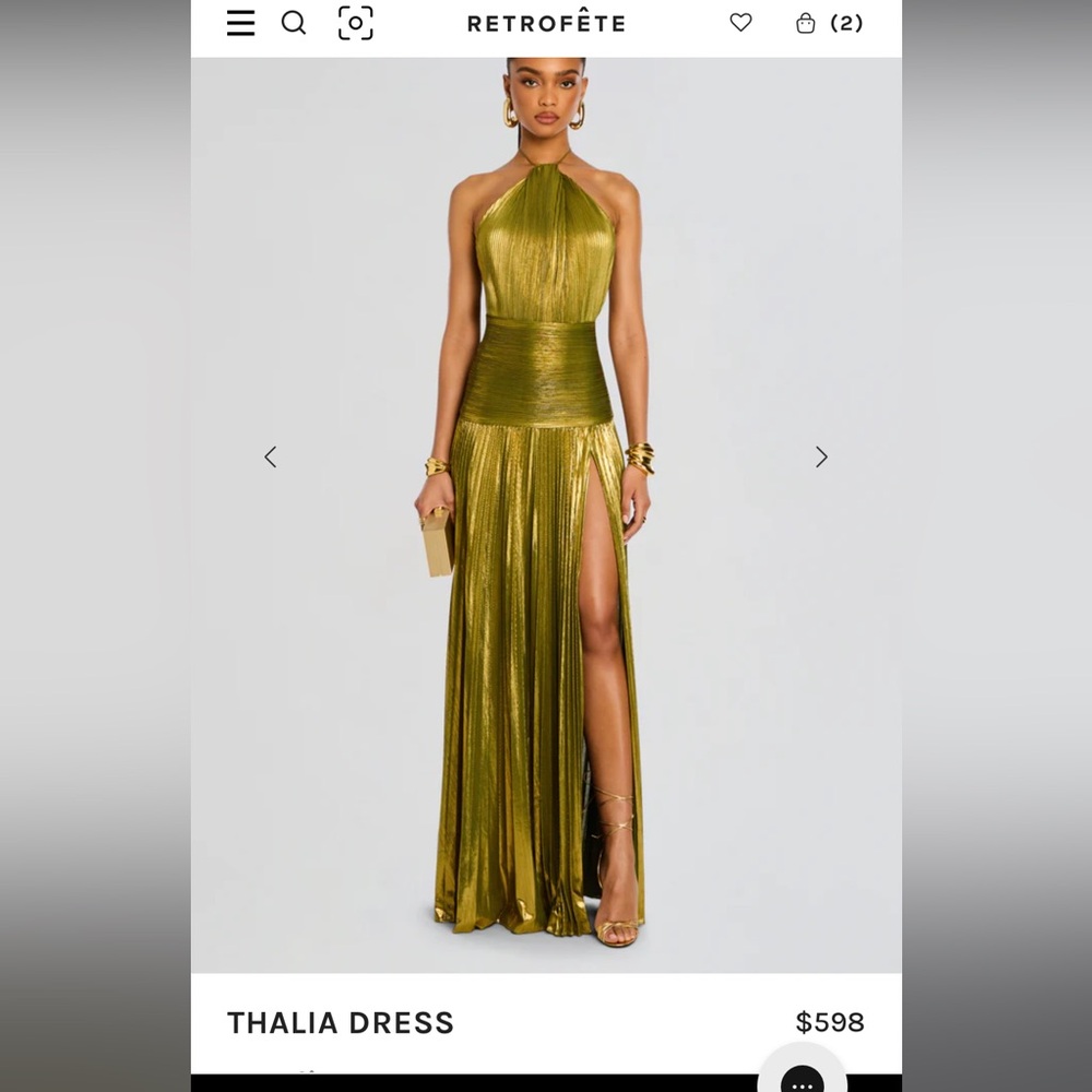 Elegant Gold Women's Skirt